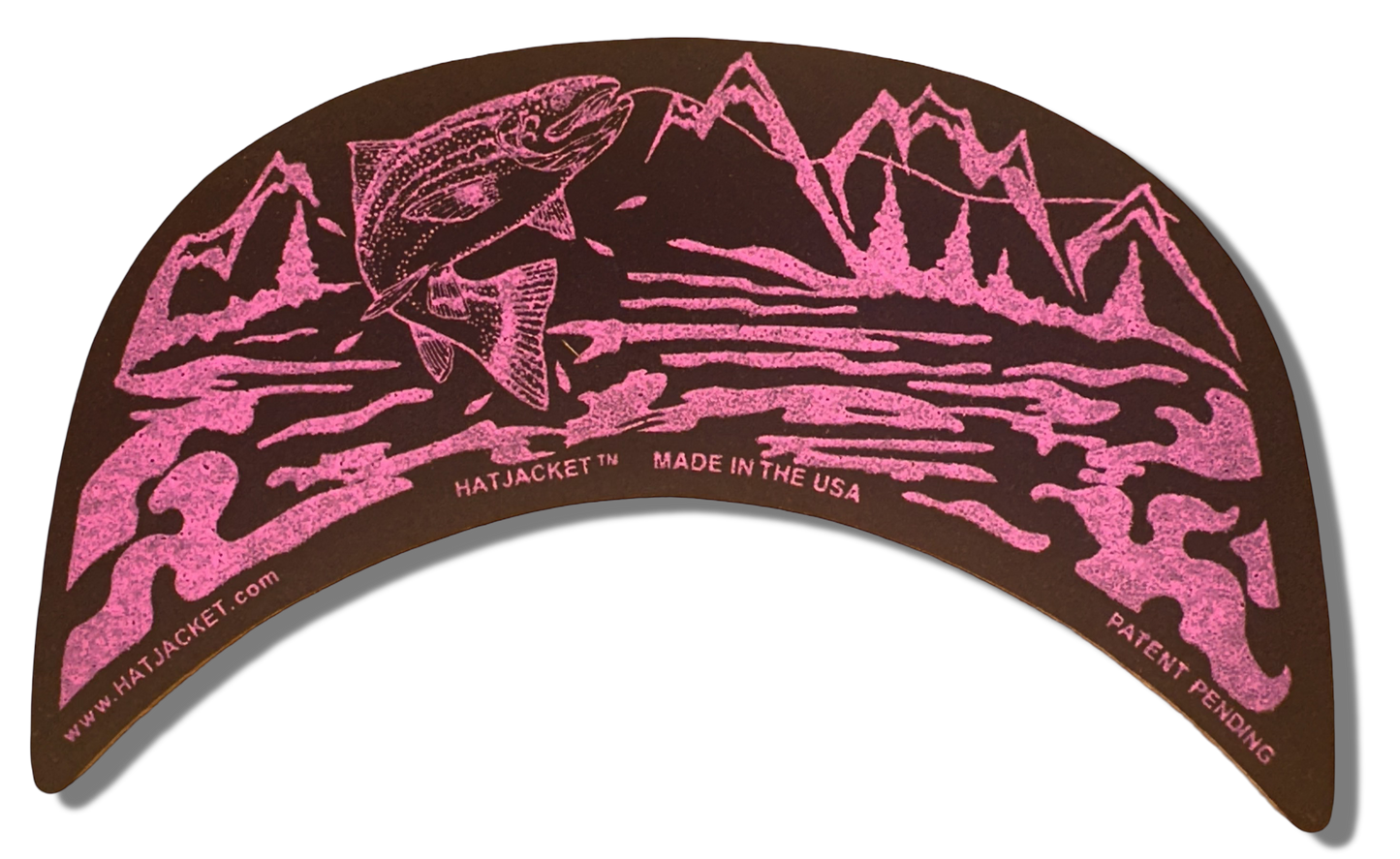 Breast Cancer Rainbow Trout HatJacket 1/8” Thick