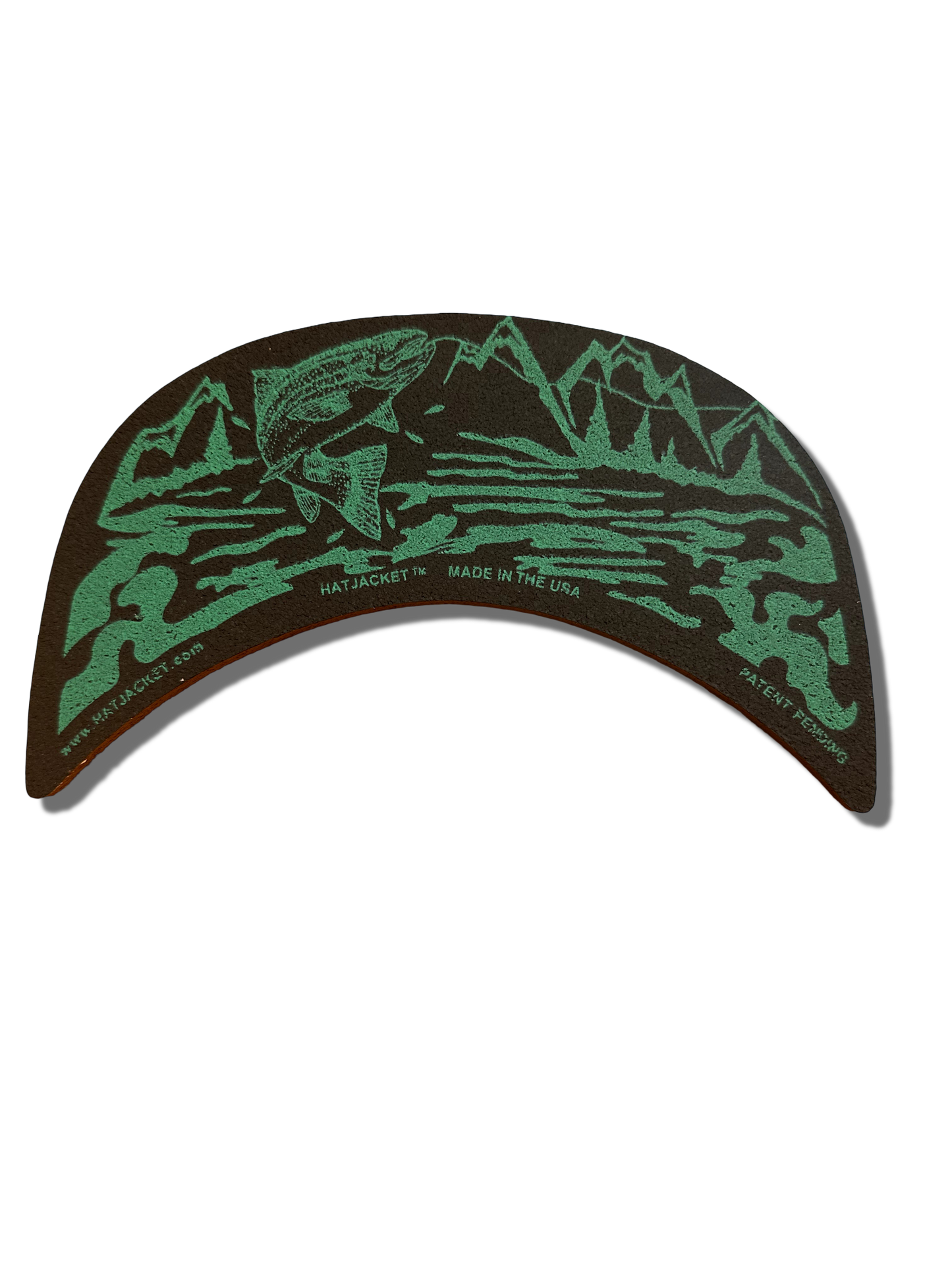 Black Rainbow Trout HatJacket 1/4” Thick