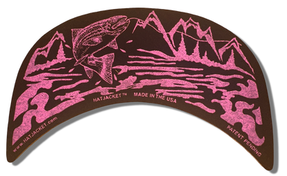 Breast Cancer Rainbow Trout HatJacket 1/8” Thick