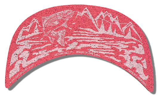 Breast Cancer Rainbow Trout HatJacket 1/8” Thick